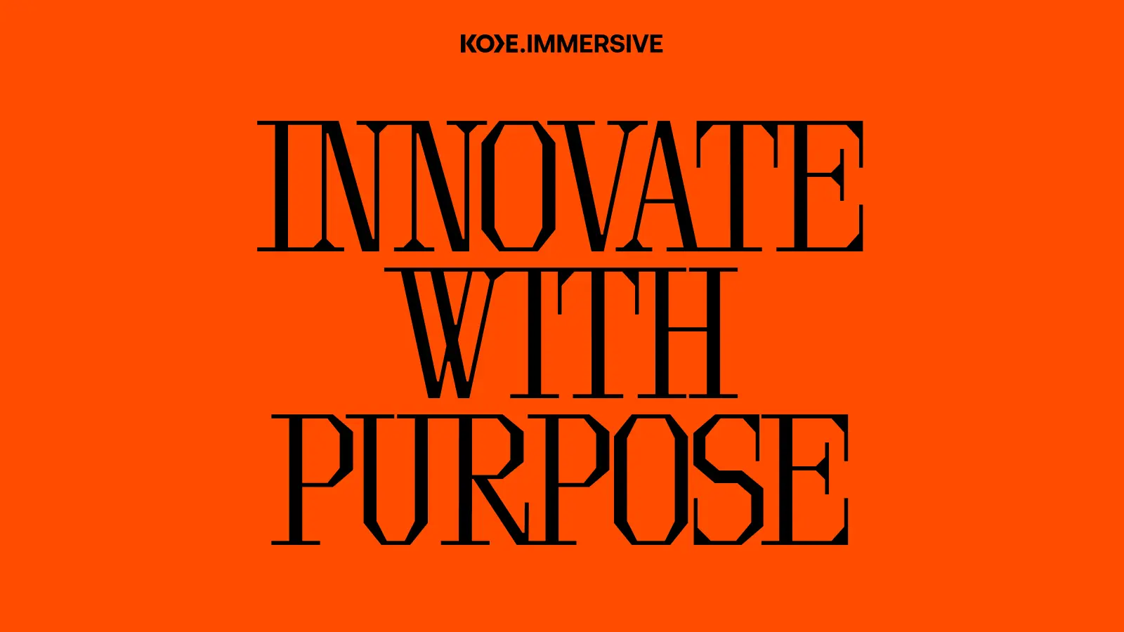 KODE Immersive – Tech-Enabled Creativity, Unforgettable Experiences.